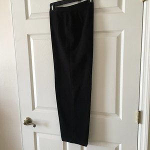 Black Straight-Leg Pants